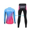 Femme Tenue Cycliste Manches Longues et Collant Long Leobaiky N001